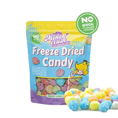 Dondurularak Kurutulmuş Çıtır Puflar (Doğal Renk)